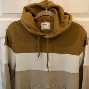 Neutral tri-colored pullover sweatshirt by Old Navy